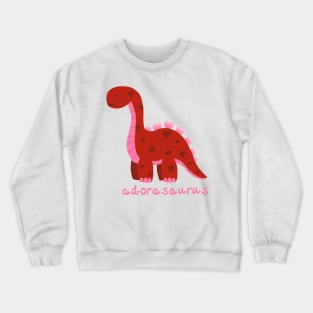 Adorasaurus (love heart dinosaur) Crewneck Sweatshirt
